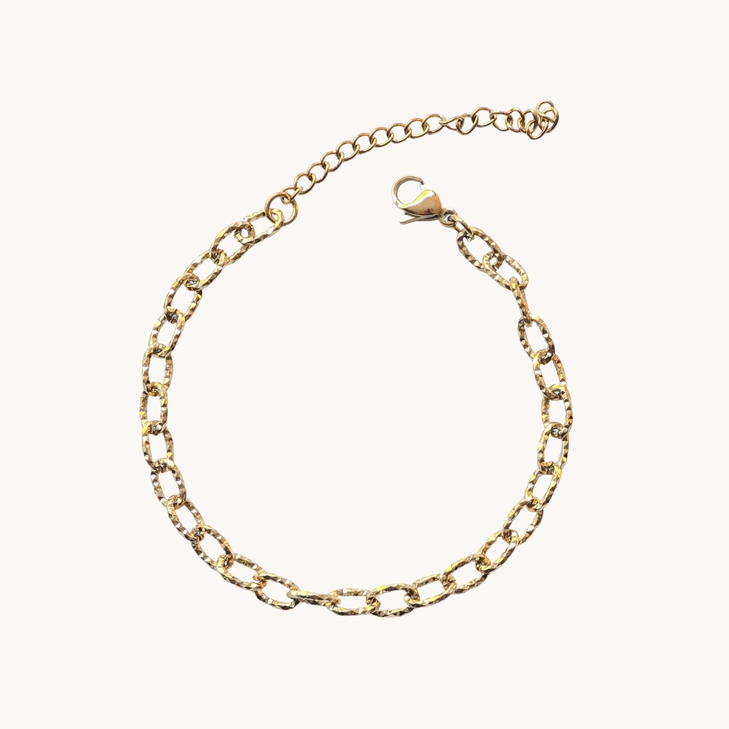 Hammered Link Bracelet