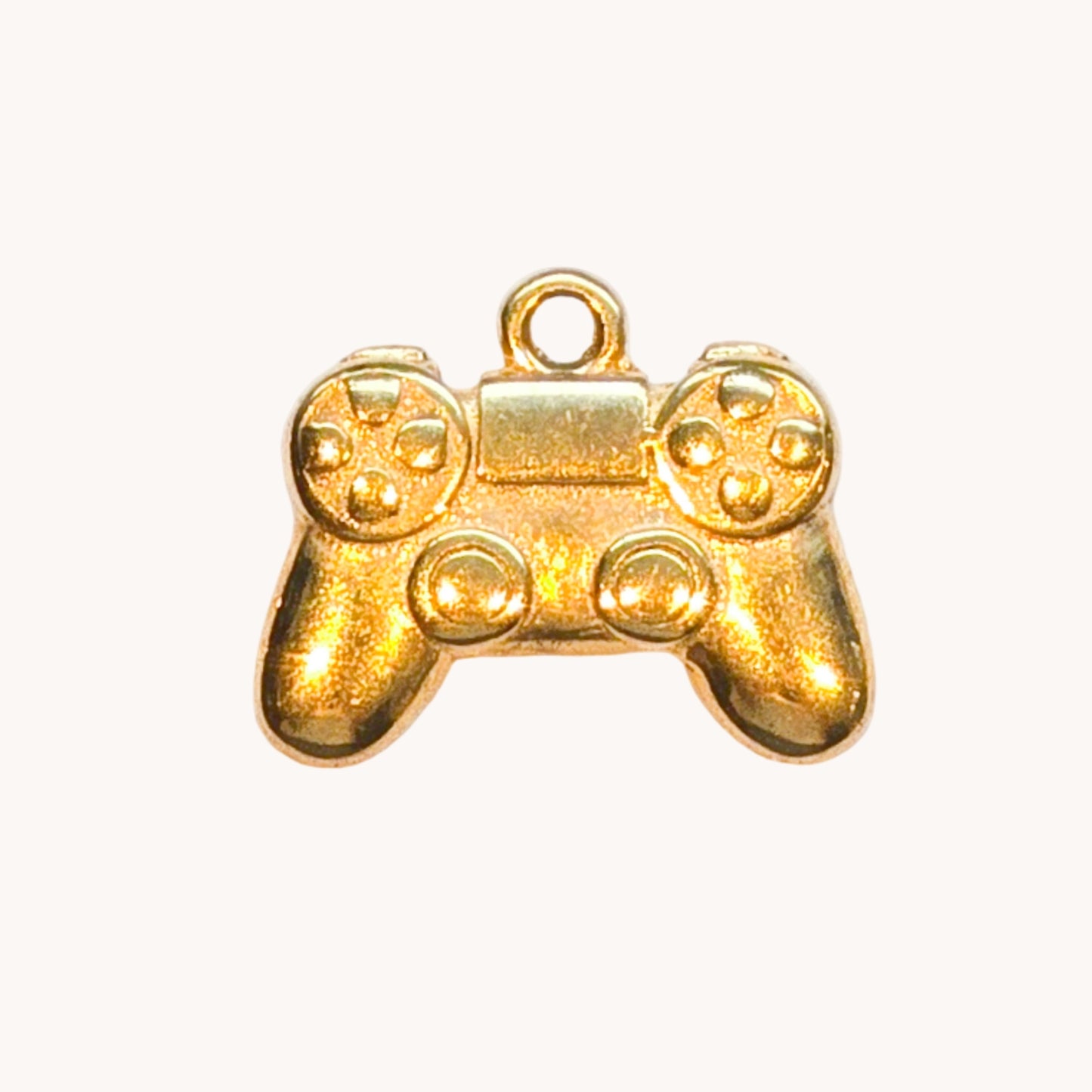 Gold Game Controller Charm