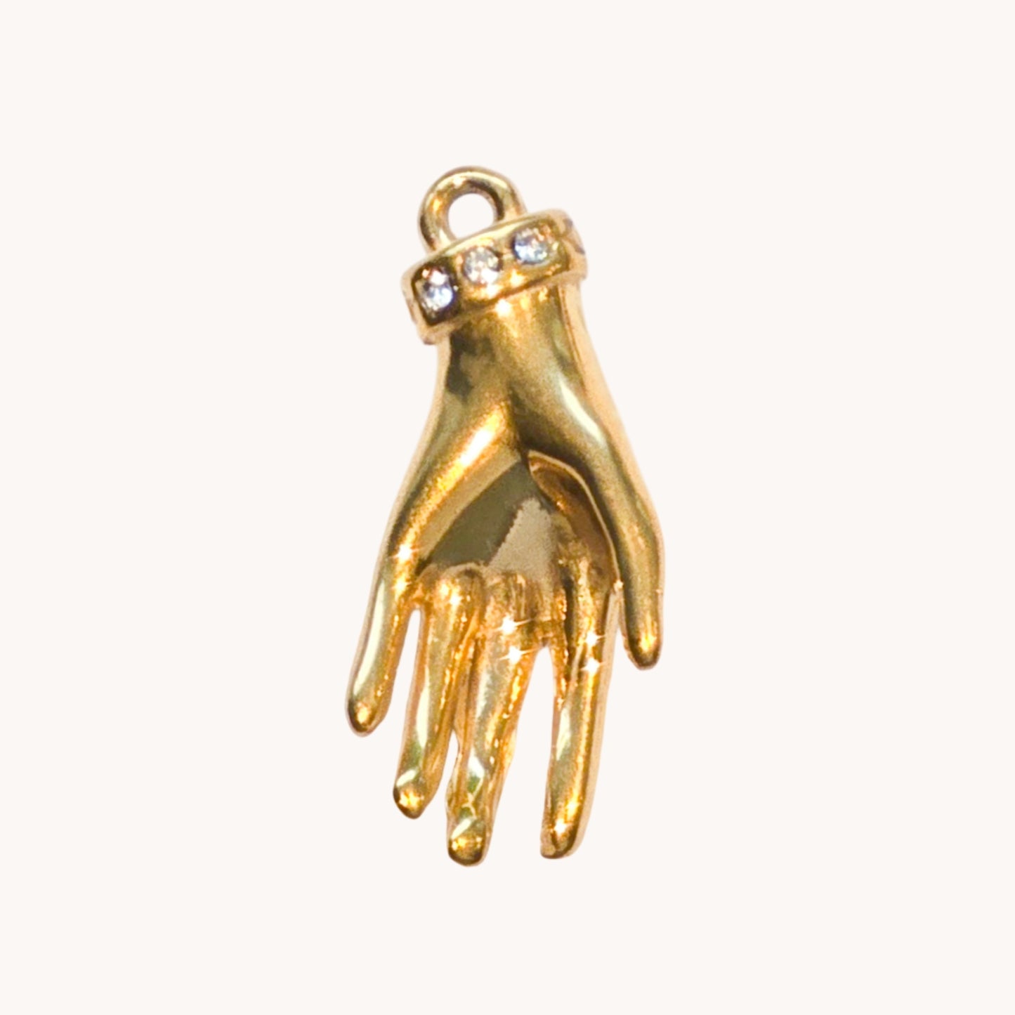 Gold Hand Charm