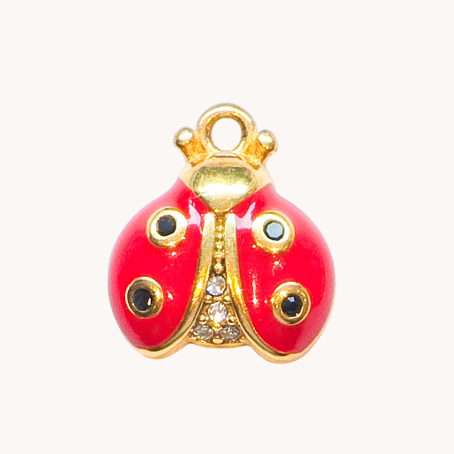 Gold Ladybug Charm