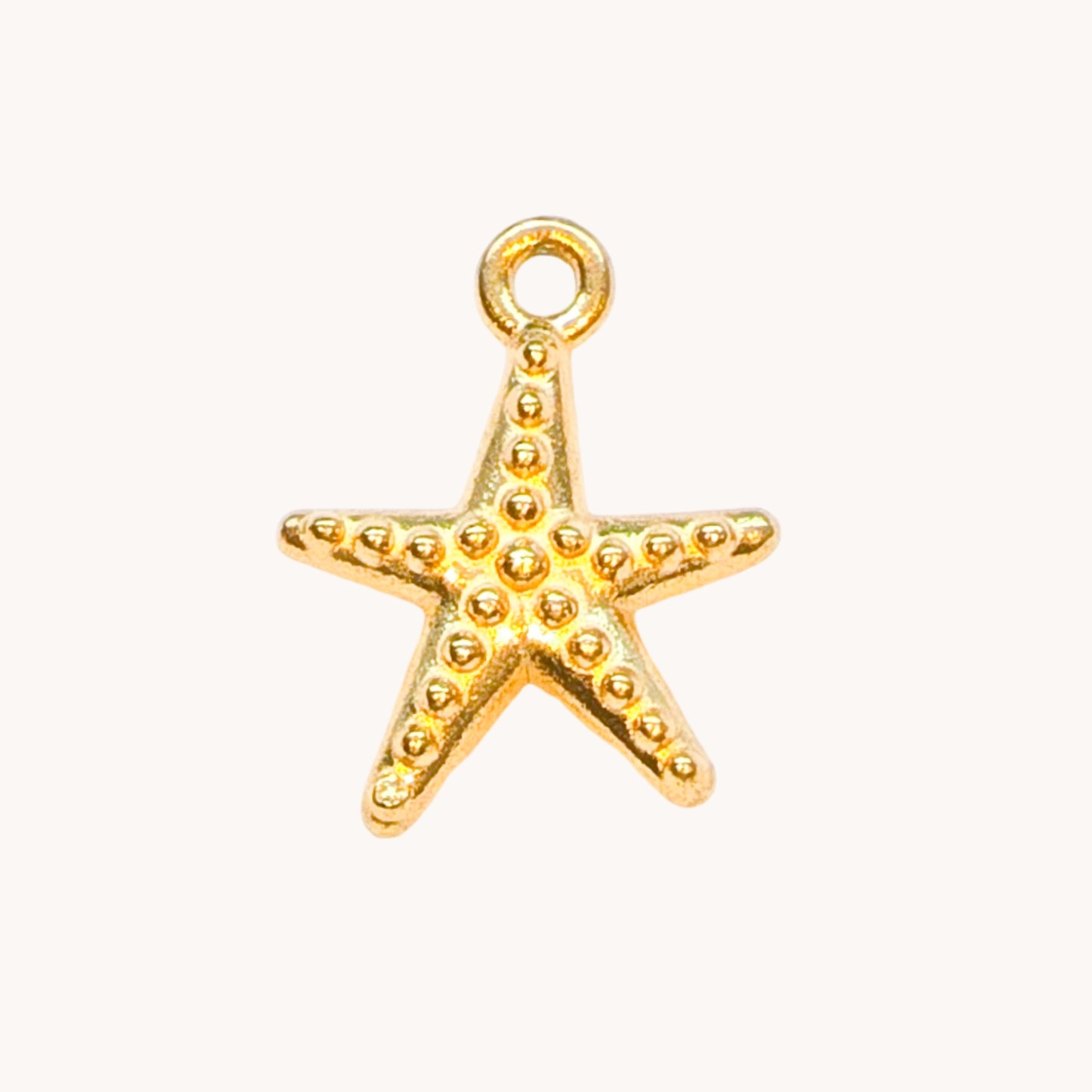 Gold Mini Starfish Charm