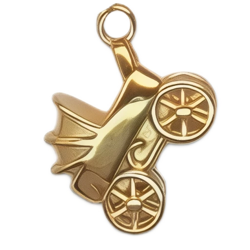 Gold CharmPendant_ 196