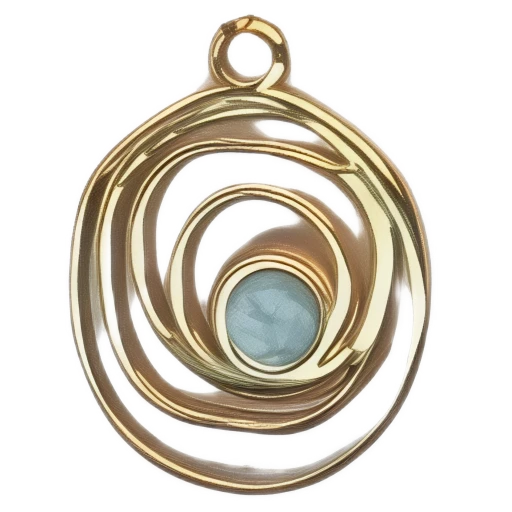 Gold CharmPendant_ 213