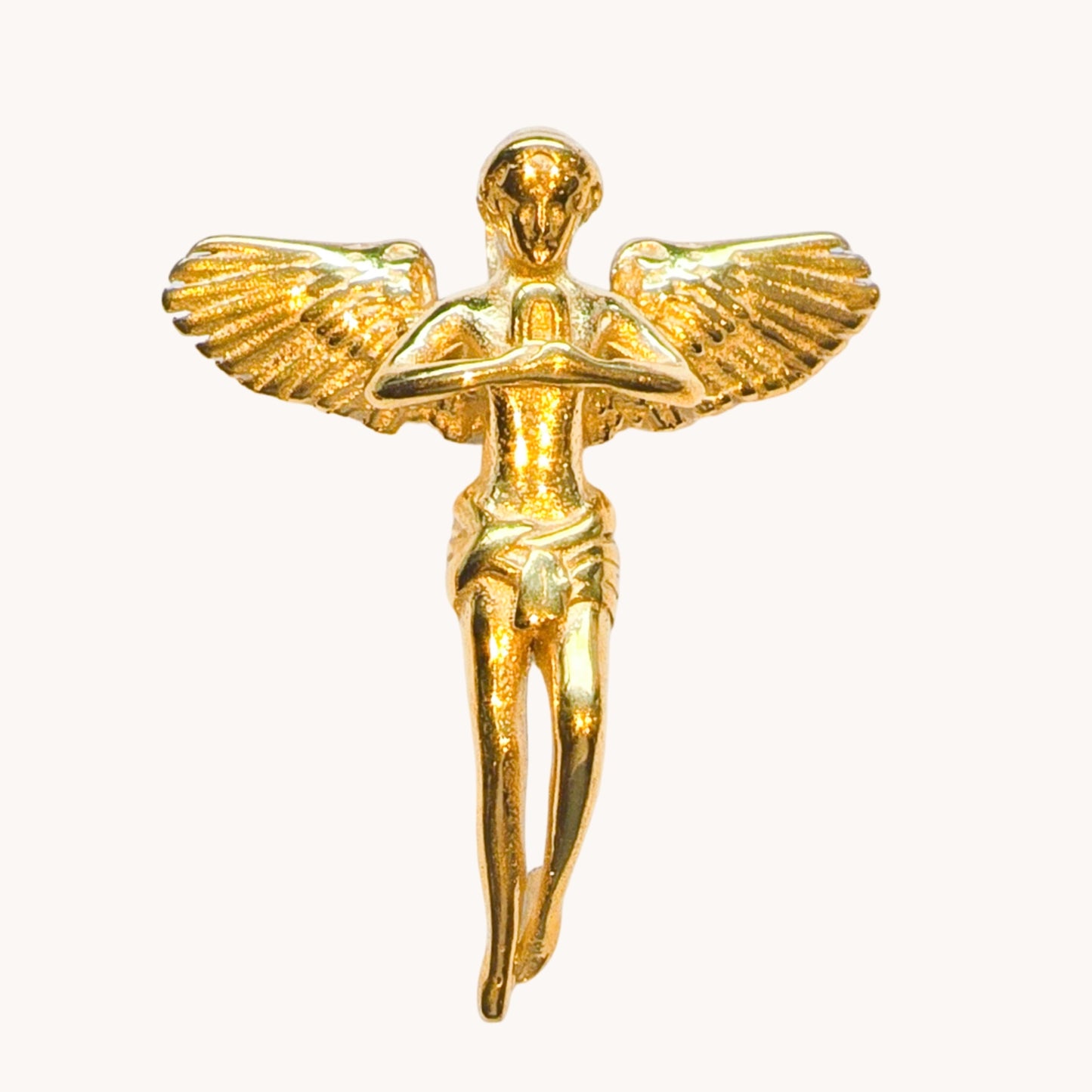 Gold Winged Angel Charm