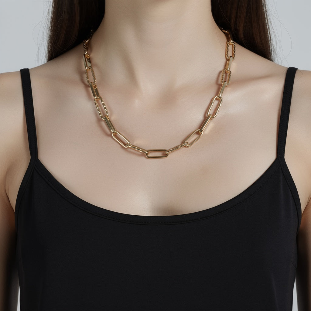 Gold Necklace 4