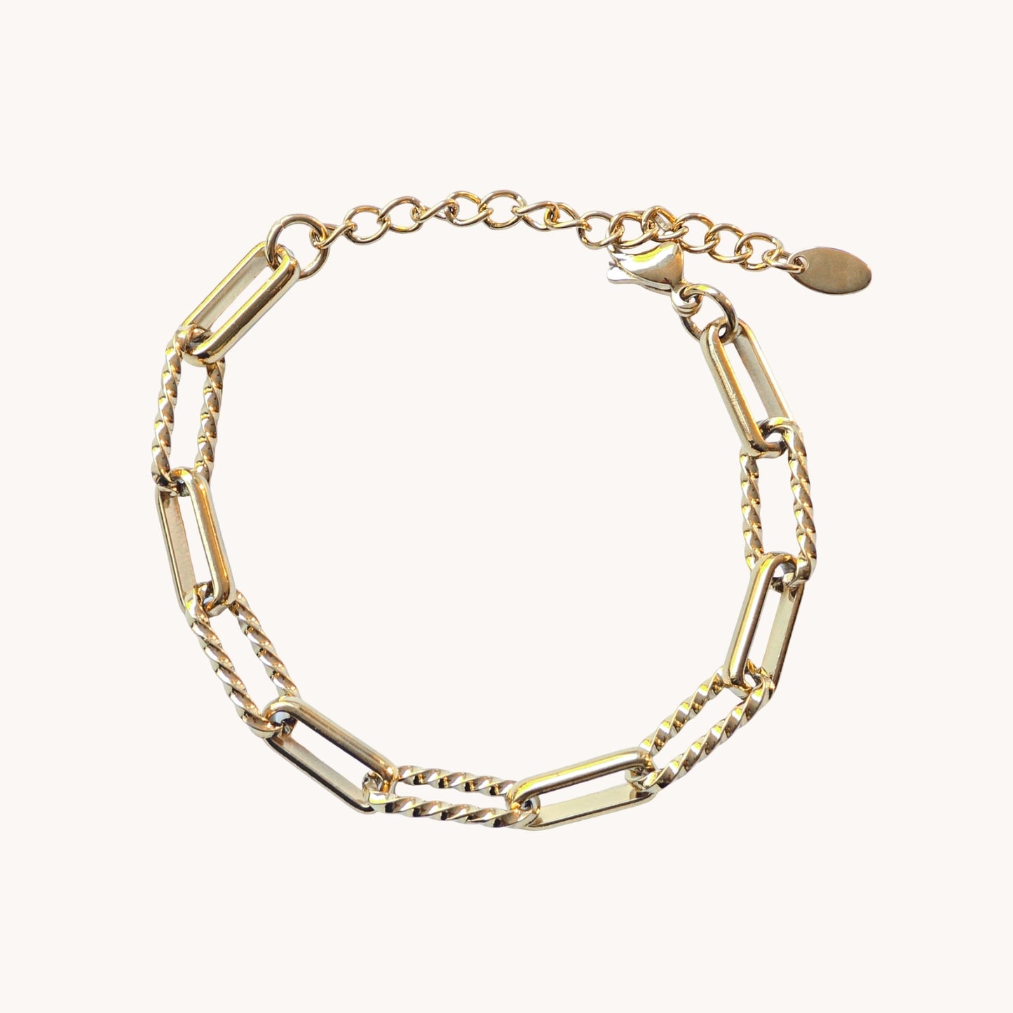 Twisted Link Chain Bracelet