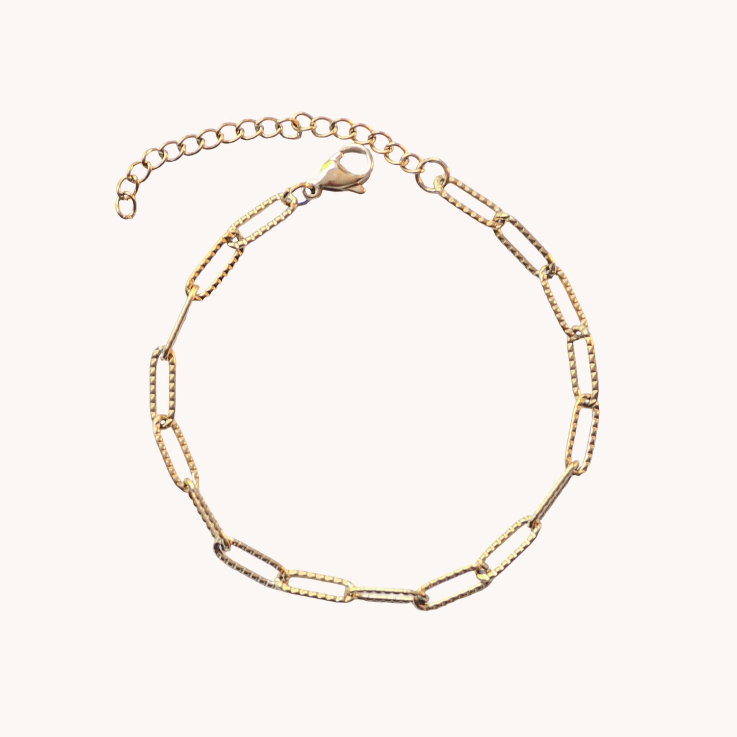 Beaded Paperclip Bracelet