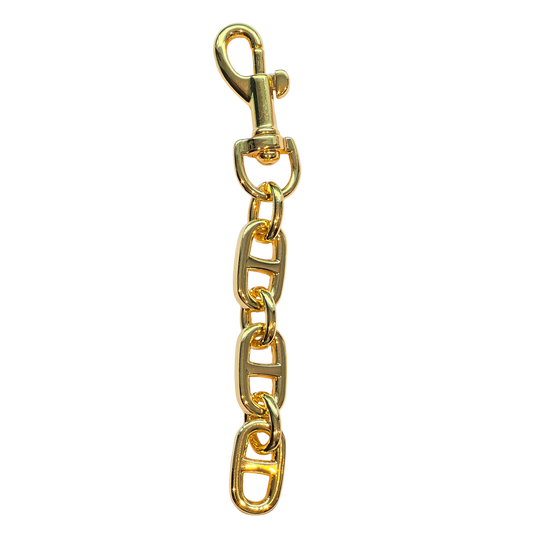 Gold Chunky Link Bag Charm