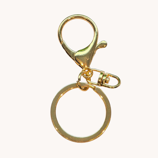 Gold Keyring Bag Charm