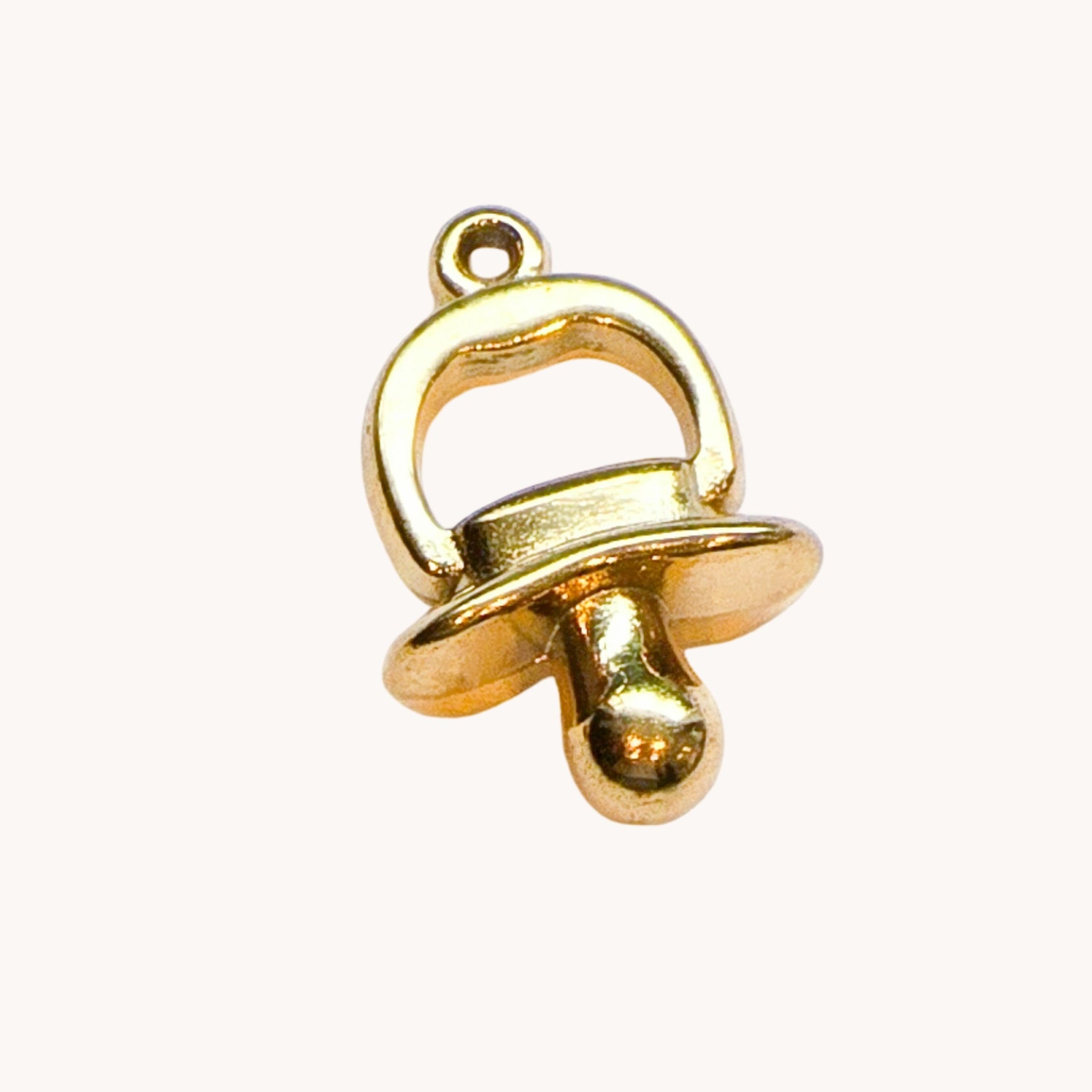 Gold Baby Pacifier Charm