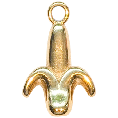Gold Banana Charm