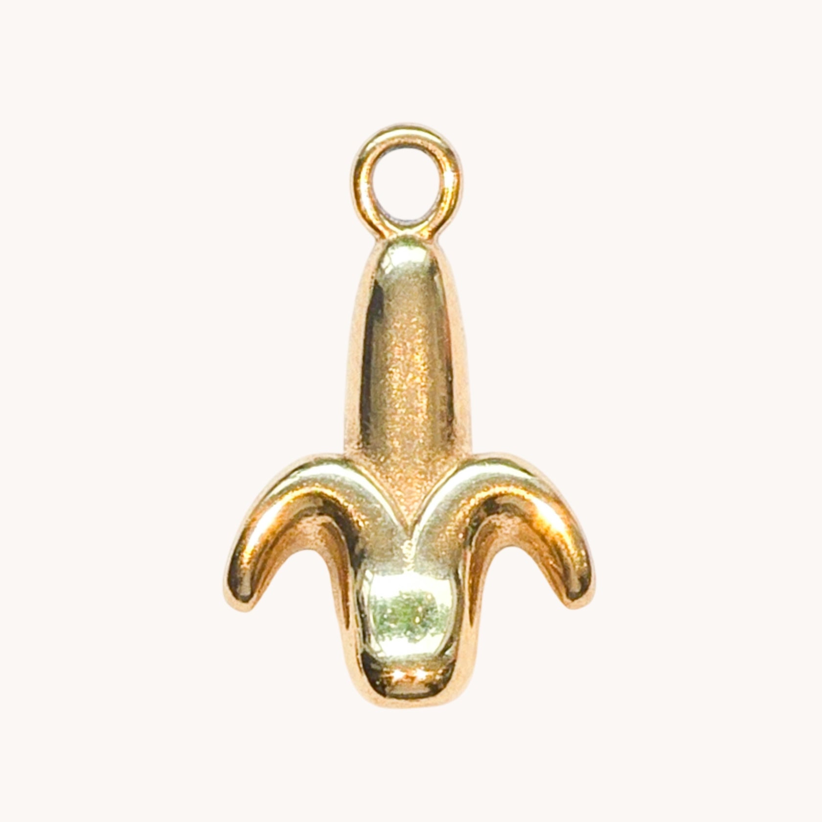 Gold Banana Charm
