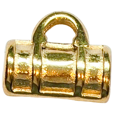 Gold Gym Bag Charm