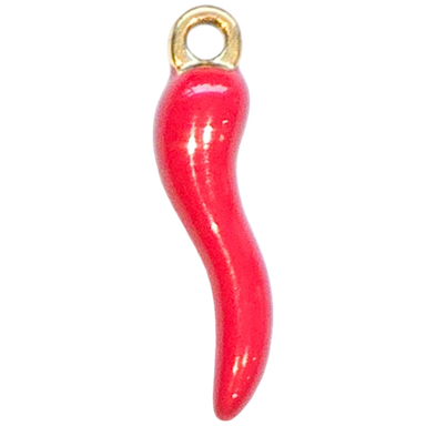 Gold Chili Pepper Charm
