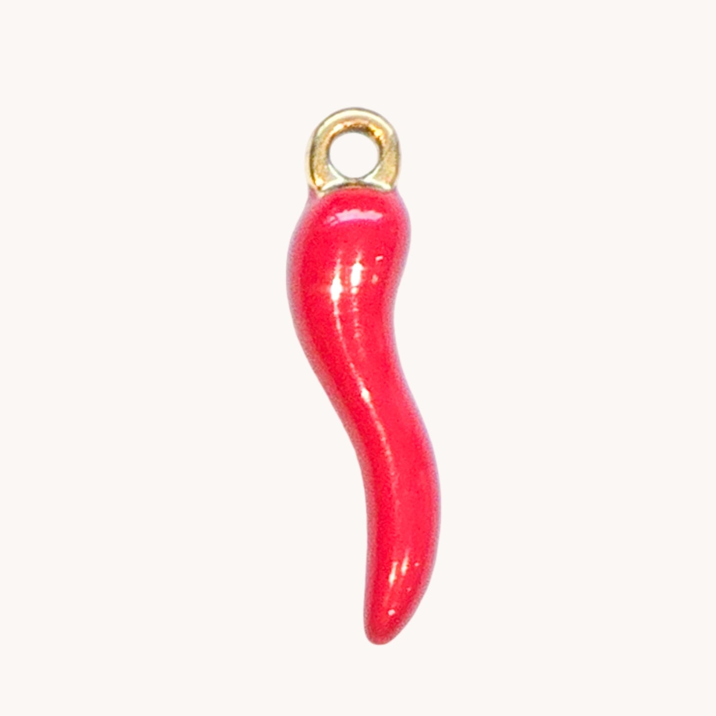 Gold Chili Pepper Charm