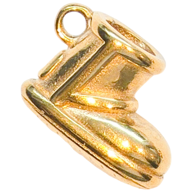 Gold Chunky Boot Charm