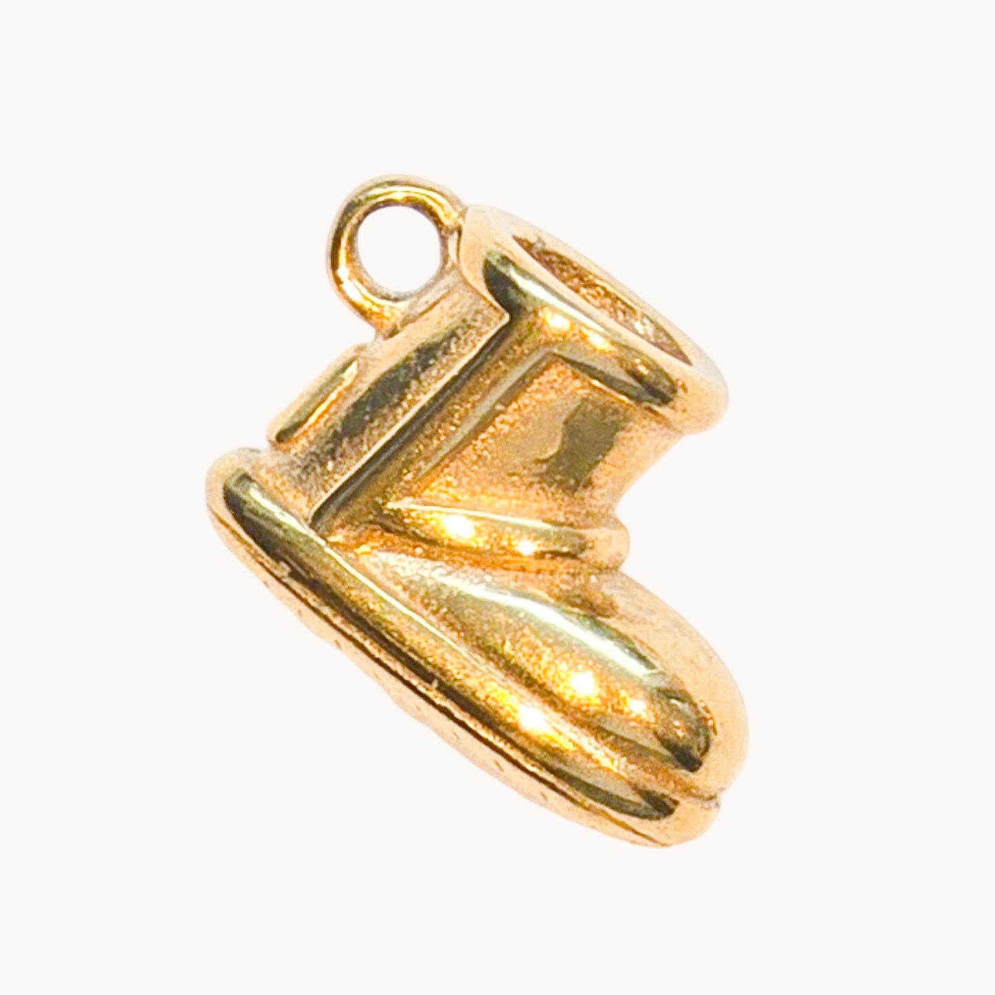 Gold Chunky Boot Charm