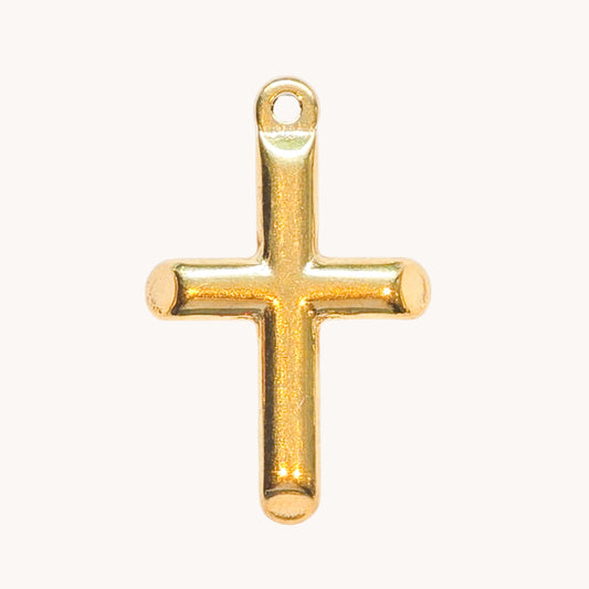 Gold Classic Cross Charm