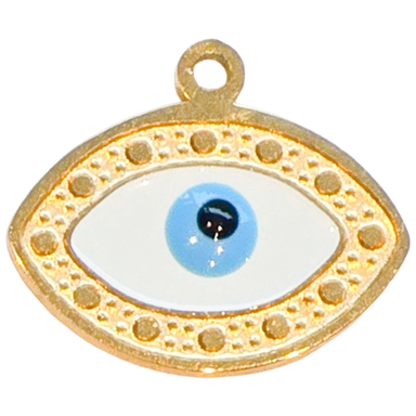 Gold Classic Evil Eye Charm
