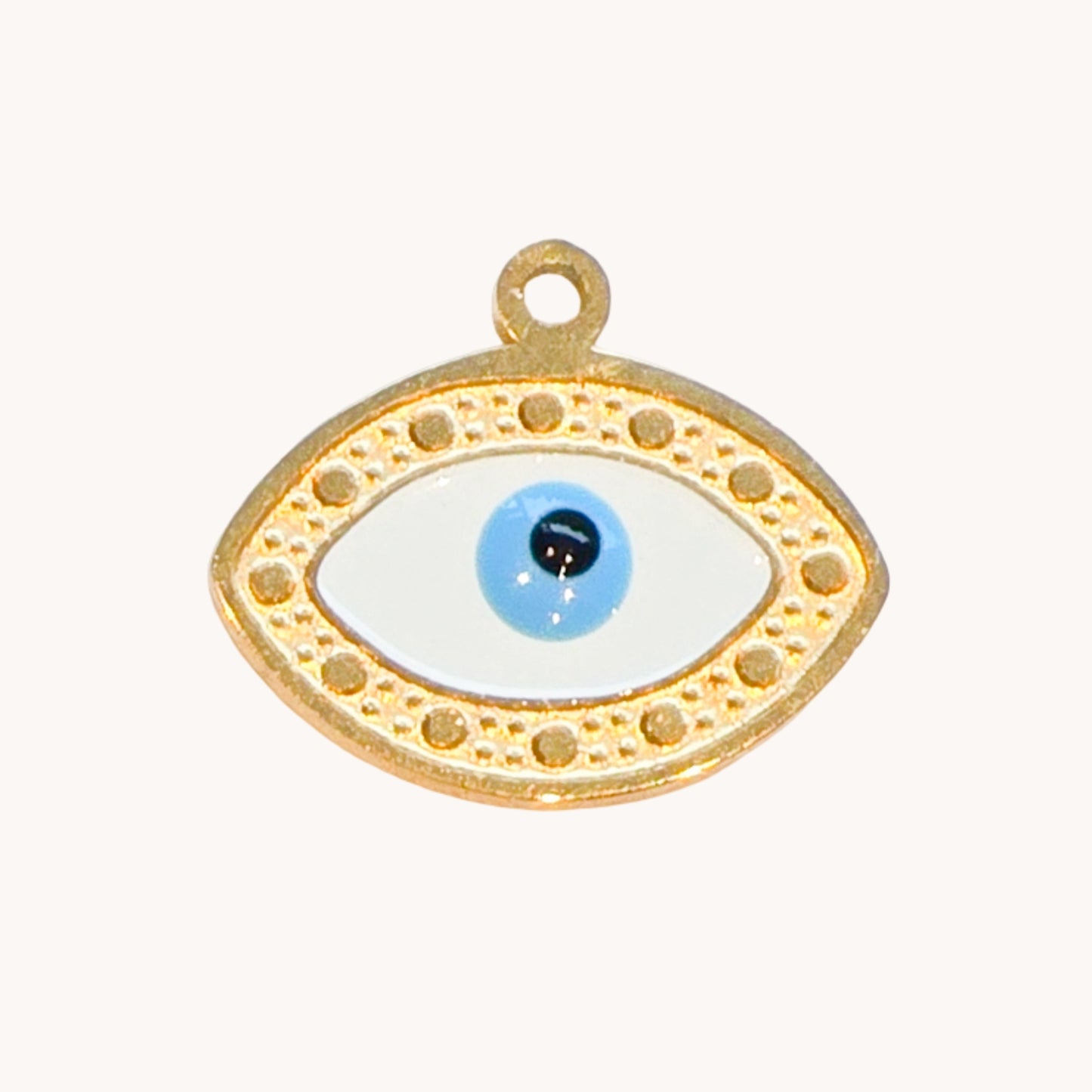 Gold Classic Evil Eye Charm