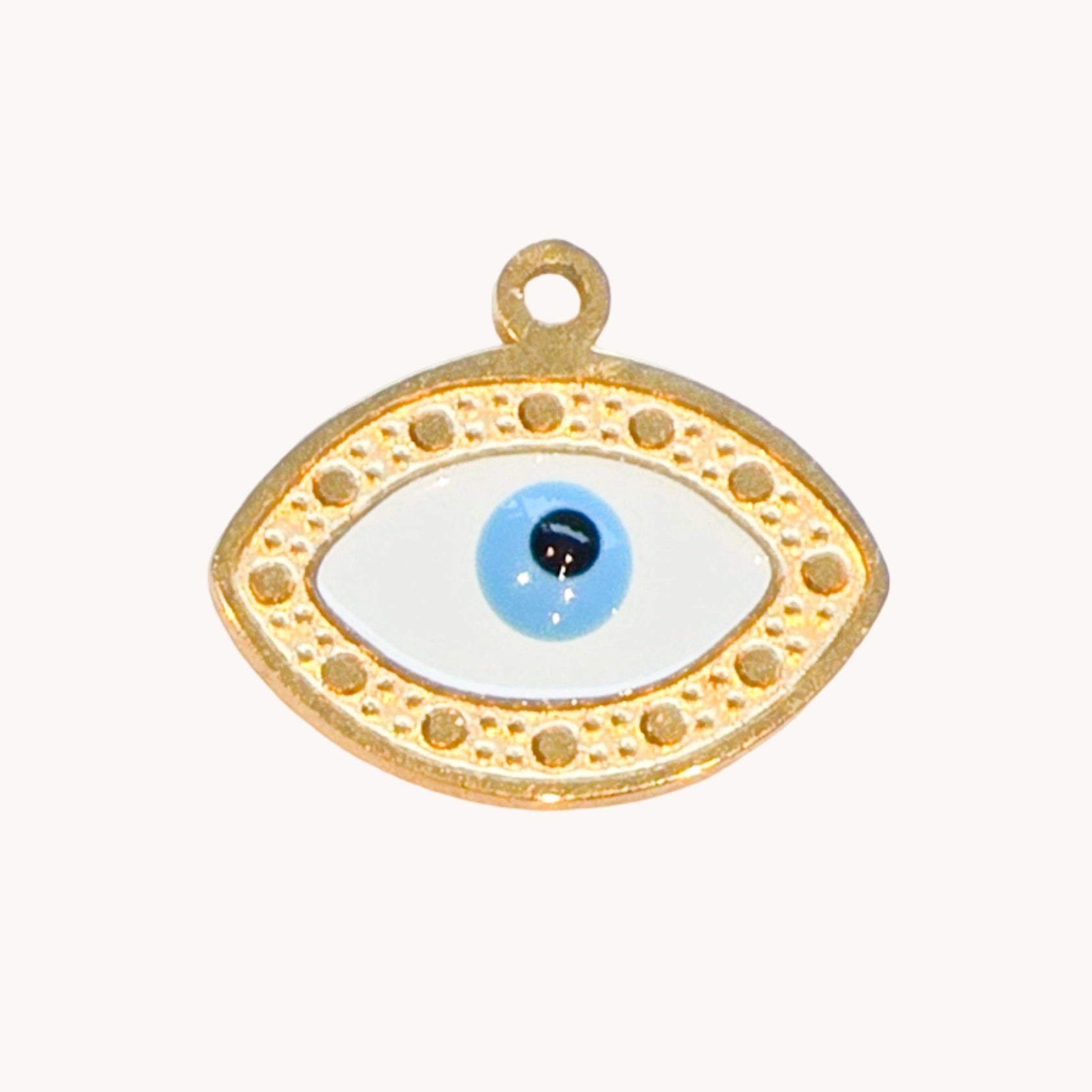Gold Classic Evil Eye Charm
