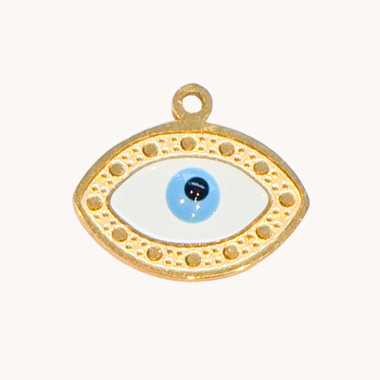 Gold Classic Evil Eye Charm