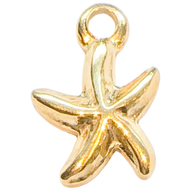 Gold Classic Gold Starfish Charm