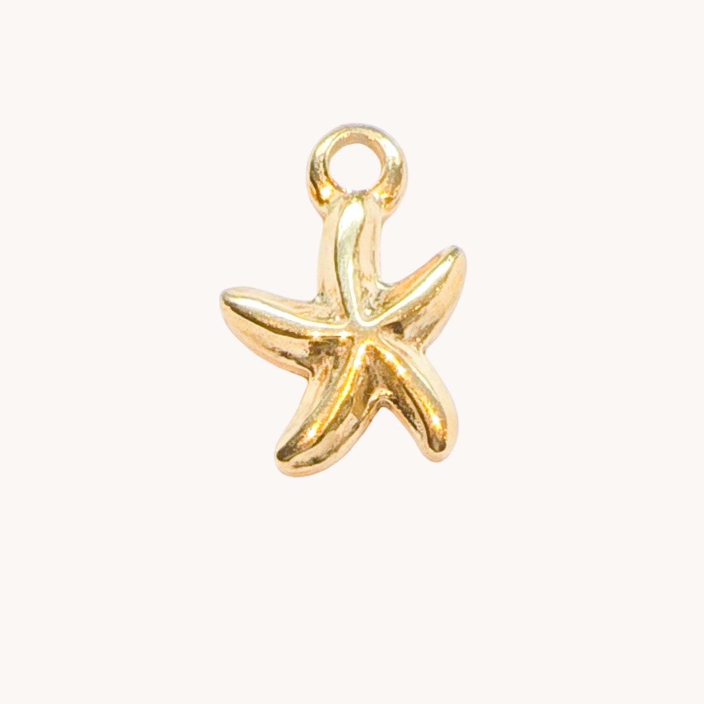 Gold Classic Gold Starfish Charm