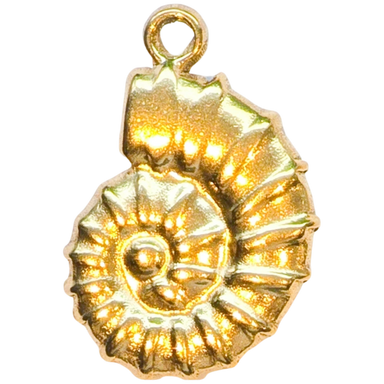 Gold Classic Nautilus Charm