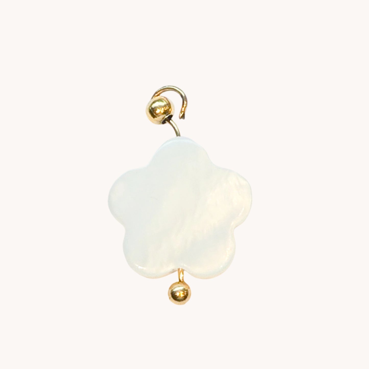 Gold Cloud Flower Charm