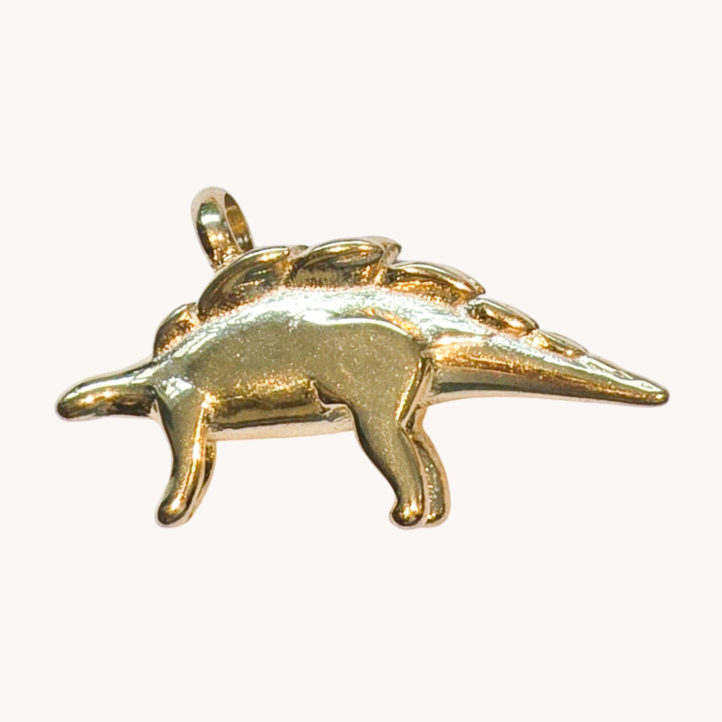 Gold Dinosaur Charm