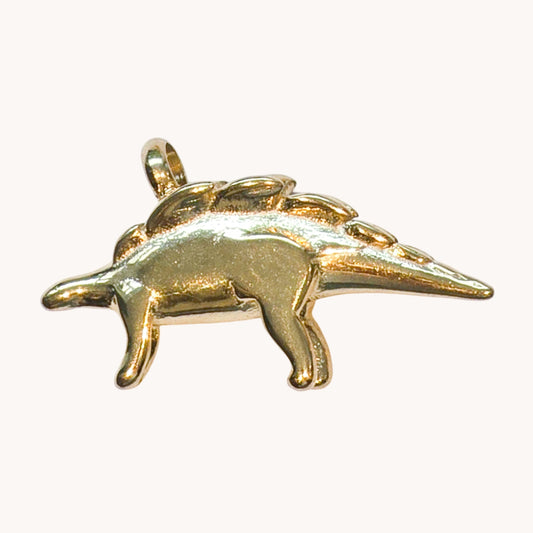 Gold Dinosaur Charm