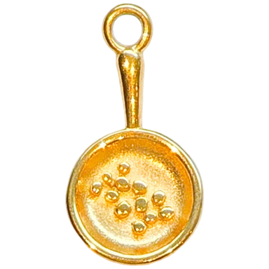 Gold Disc Charm