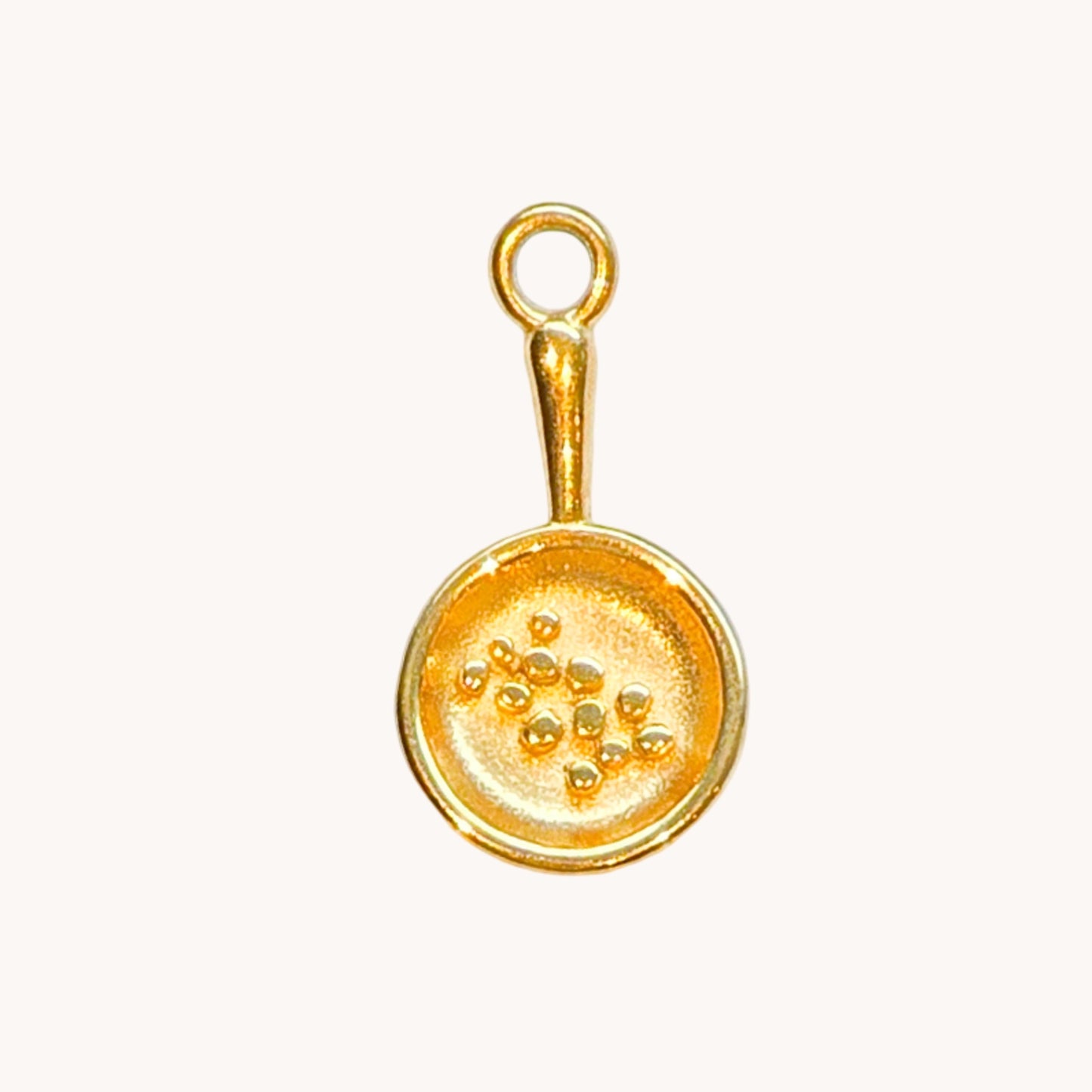 Gold Disc Charm
