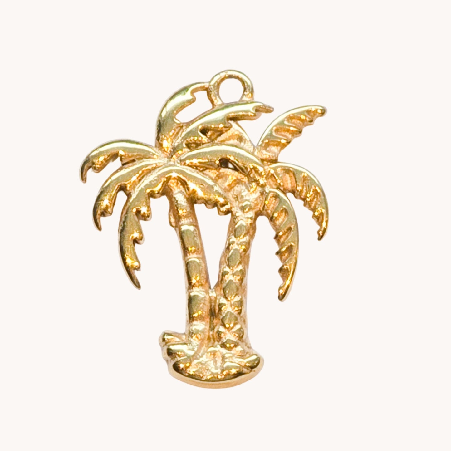 Gold Double Palm Tree Charm