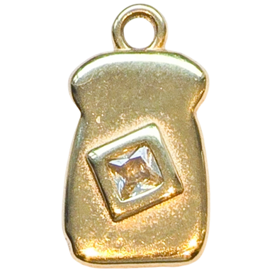 Gold Toast Charm