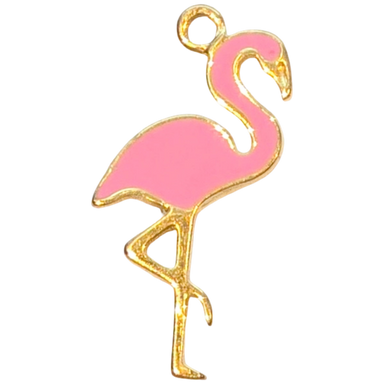 Gold Flamingo Charm