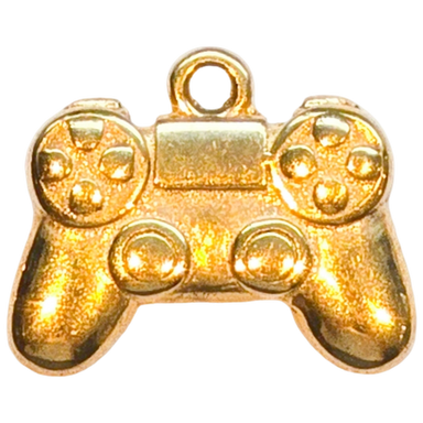 Gold Game Controller Charm