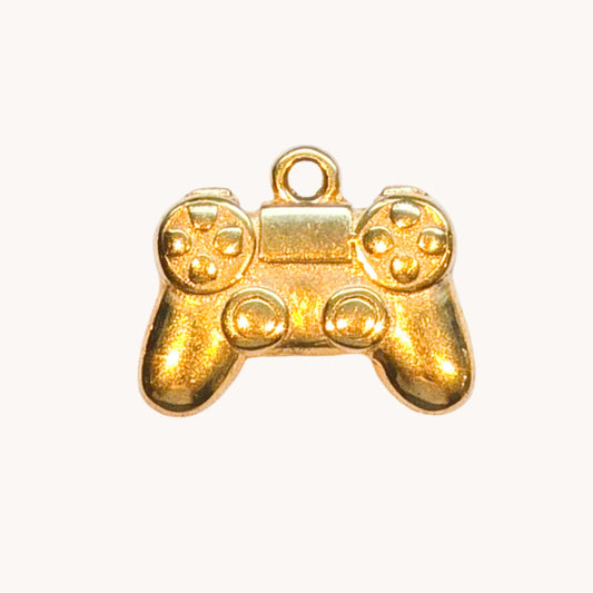 Gold Game Controller Charm