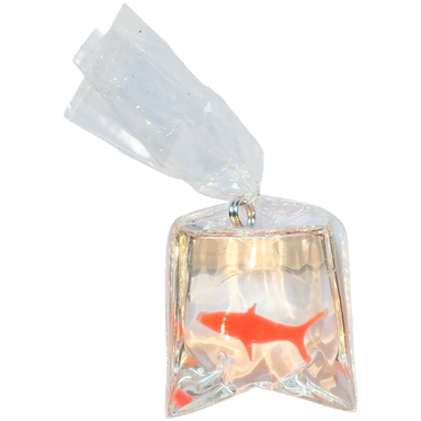 Gold Goldfish Bag Charm