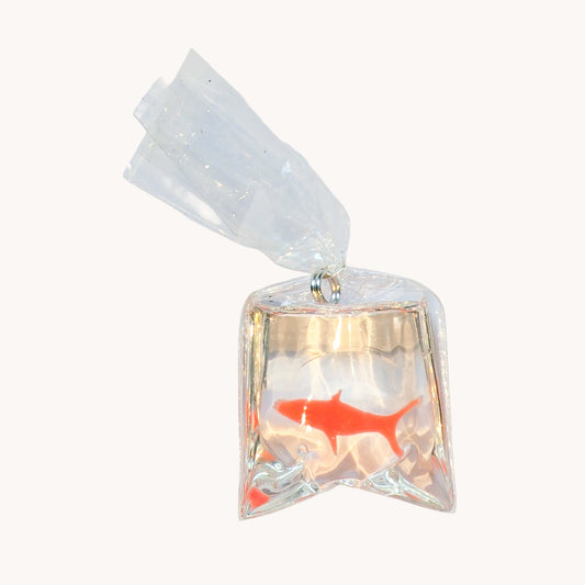 Gold Goldfish Bag Charm