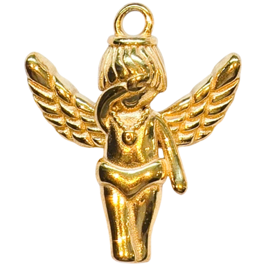 Gold Guardian Angel Charm