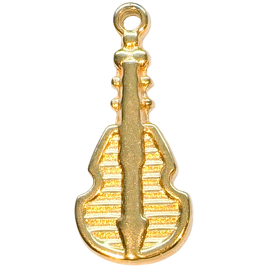 Gold Guitar Charm