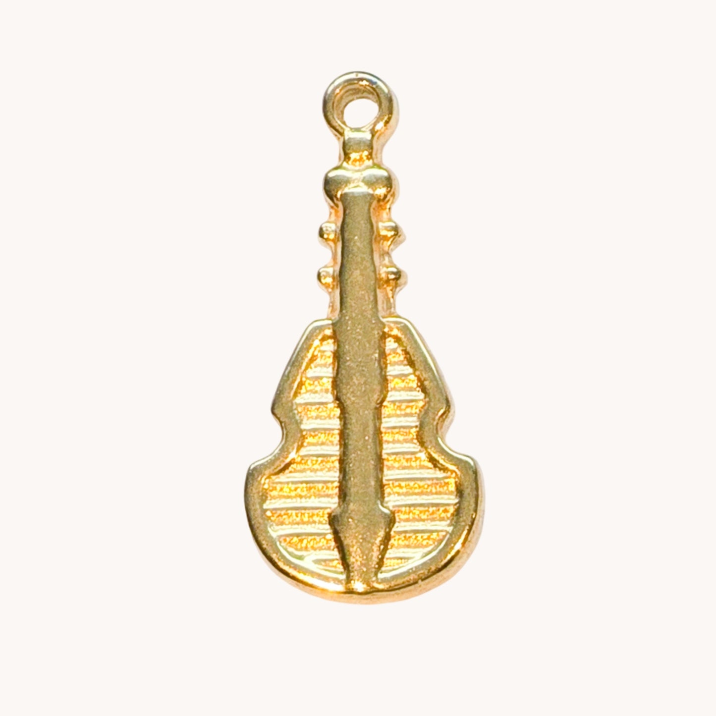 Gold Guitar Charm