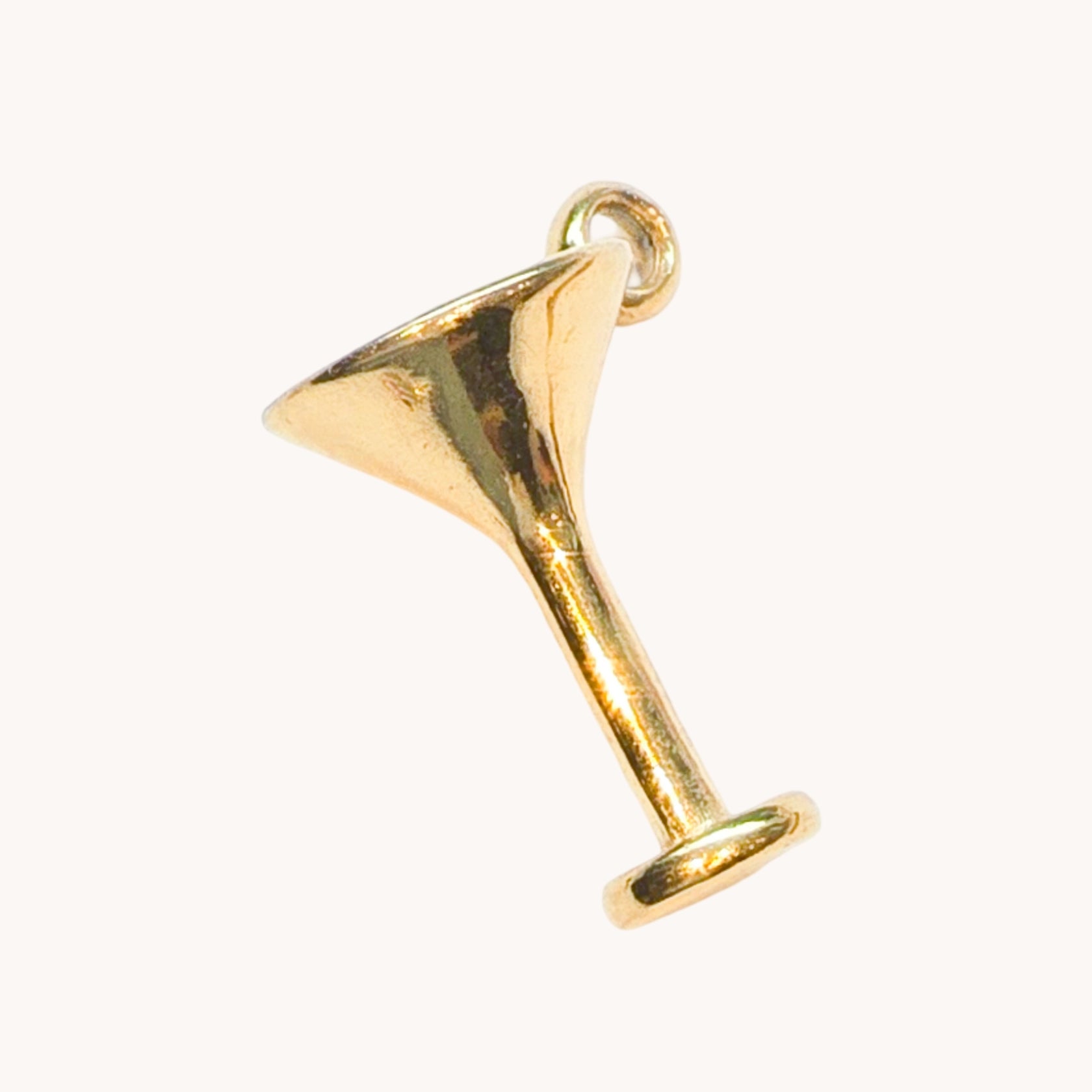 Gold Horn Charm