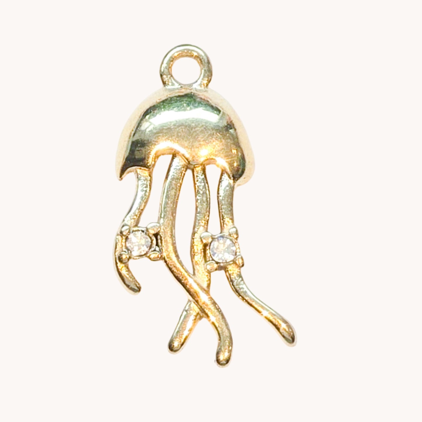 Gold Jellyfish Charm