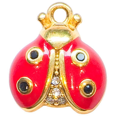 Gold Ladybug Charm