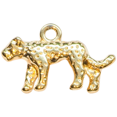 Gold Leopard Charm