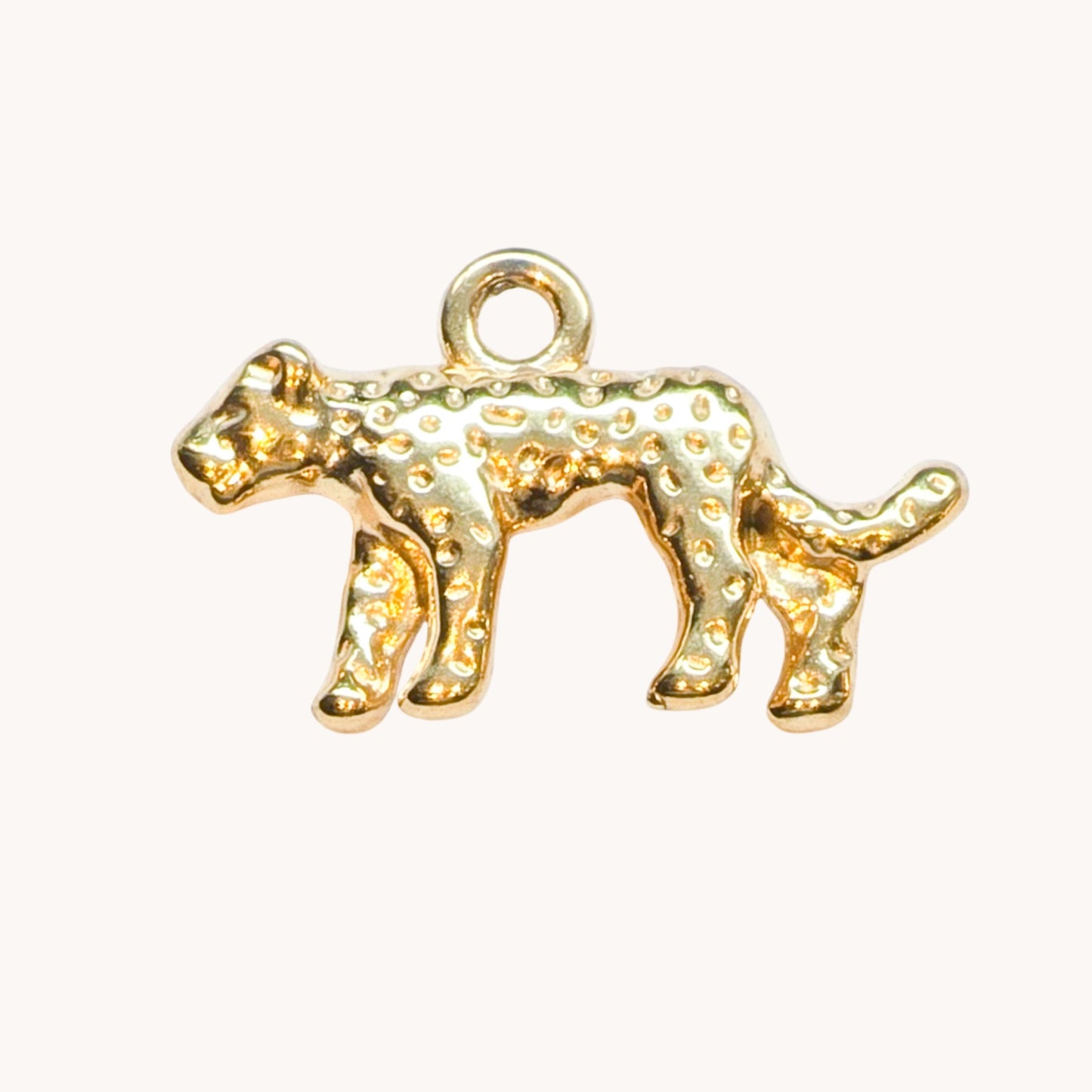 Gold Leopard Charm