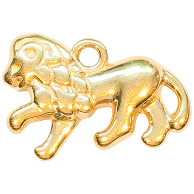 Gold Lion Charm